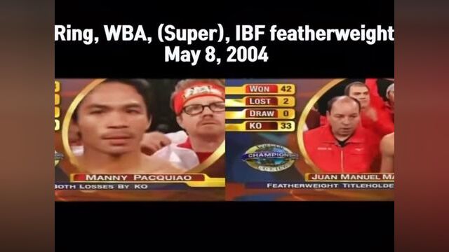 超级经典一番战/ 帕奎奥VS 马奎兹 WBA/IBF世界拳王统一战.#拳击