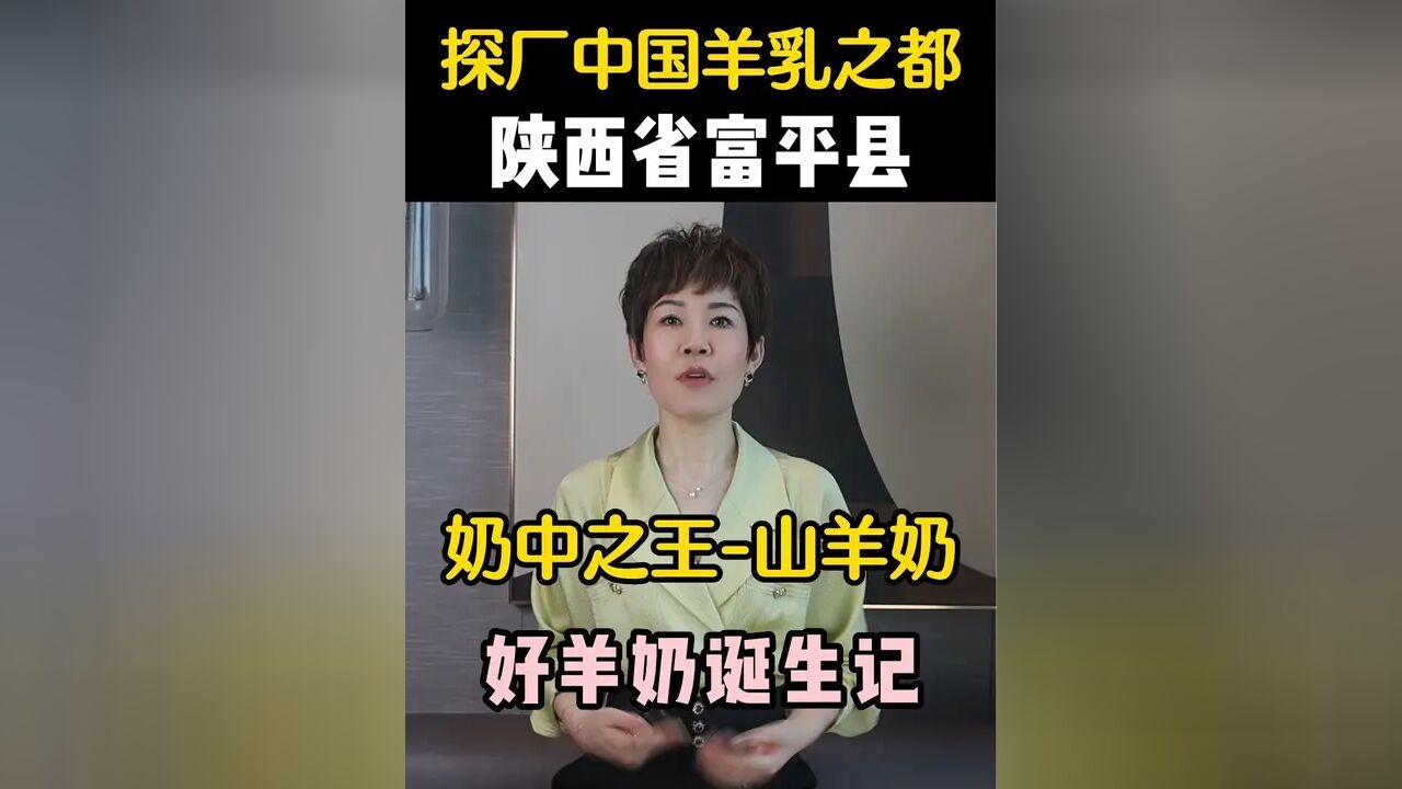 羊乳被称为“奶中之王”,羊奶含钙量比牛奶高,钙磷比例最接近1:1,钙质能够充分吸收.中国羊乳之都陕西富平.