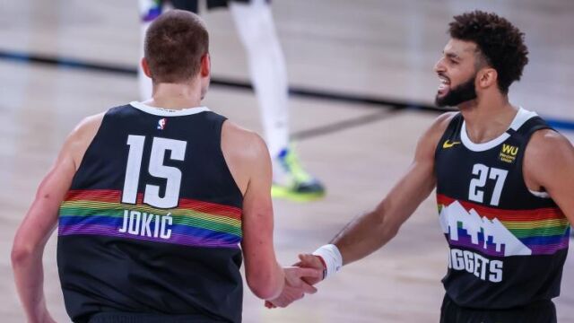 拿下赛点！掘金三核合创7大记录：穆雷约基奇再创历史第一，戈登生涯新高