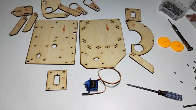 pako创客 颜色分选器基本架构的安装