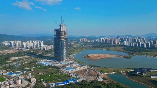 广州黄埔区最高地标建筑“知识塔”封顶,DP建筑事务所设计