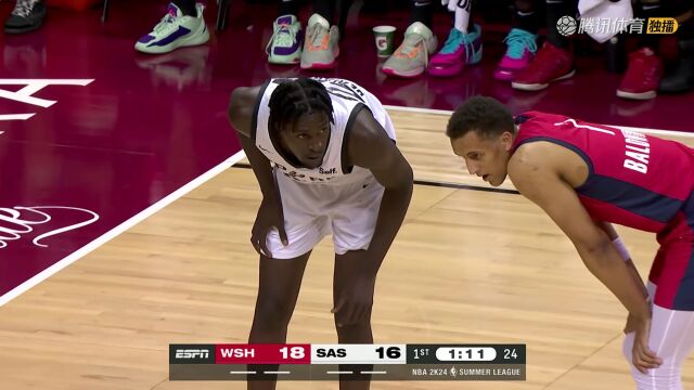 NBA夏季联赛 奇才vs马刺全场回放