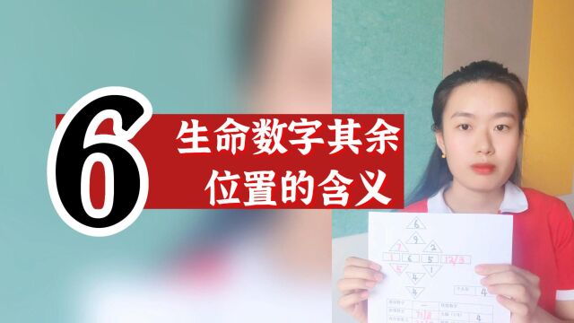 数字心理学|数字解码:生命数字其余位置的含义1