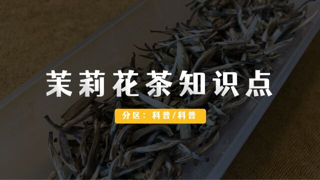 茉莉花茶的十大基本知识点