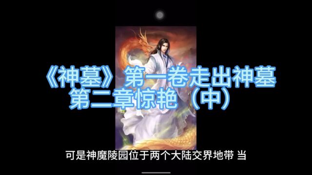 《神墓》玄幻小说第一卷走出神墓第二章惊艳(中)