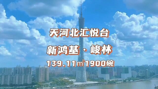 广州天河北商圈豪宅 新鸿基峻林