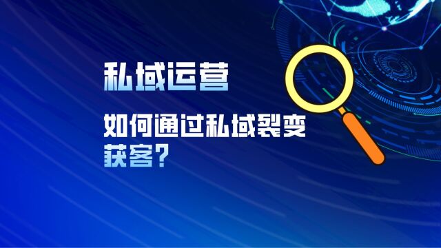 私域运营是什么?如何通过私域裂变获客?