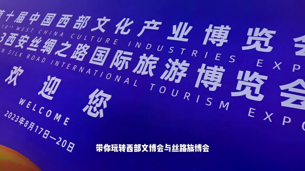 带你一条视频玩转西部文博会和丝路旅博会.