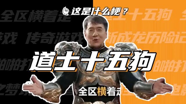 这是什么梗:道士十五狗,全区横着走.