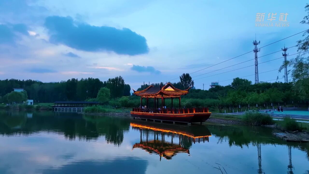 千城胜景|石家庄井陉矿区:落日余晖映山城