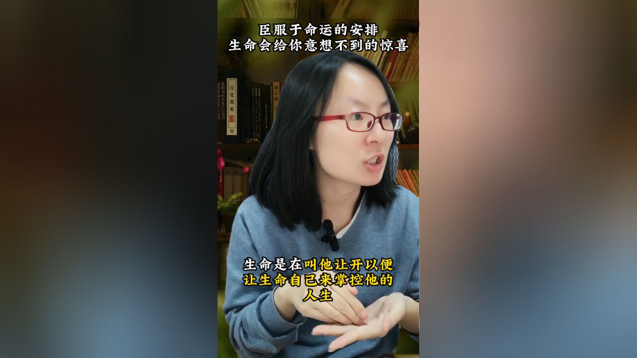 生命中的一切事情,都是来引渡我们的