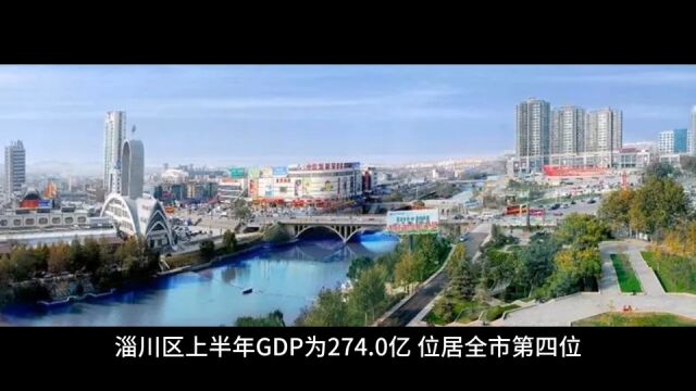 2023年16月淄博各地GDP表现,临淄总量保持第一,高青表现优异