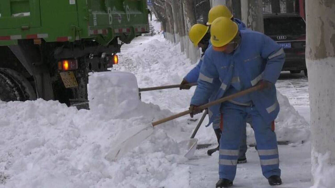 烟台市蓬莱区:迅速行动 全力清雪保畅通