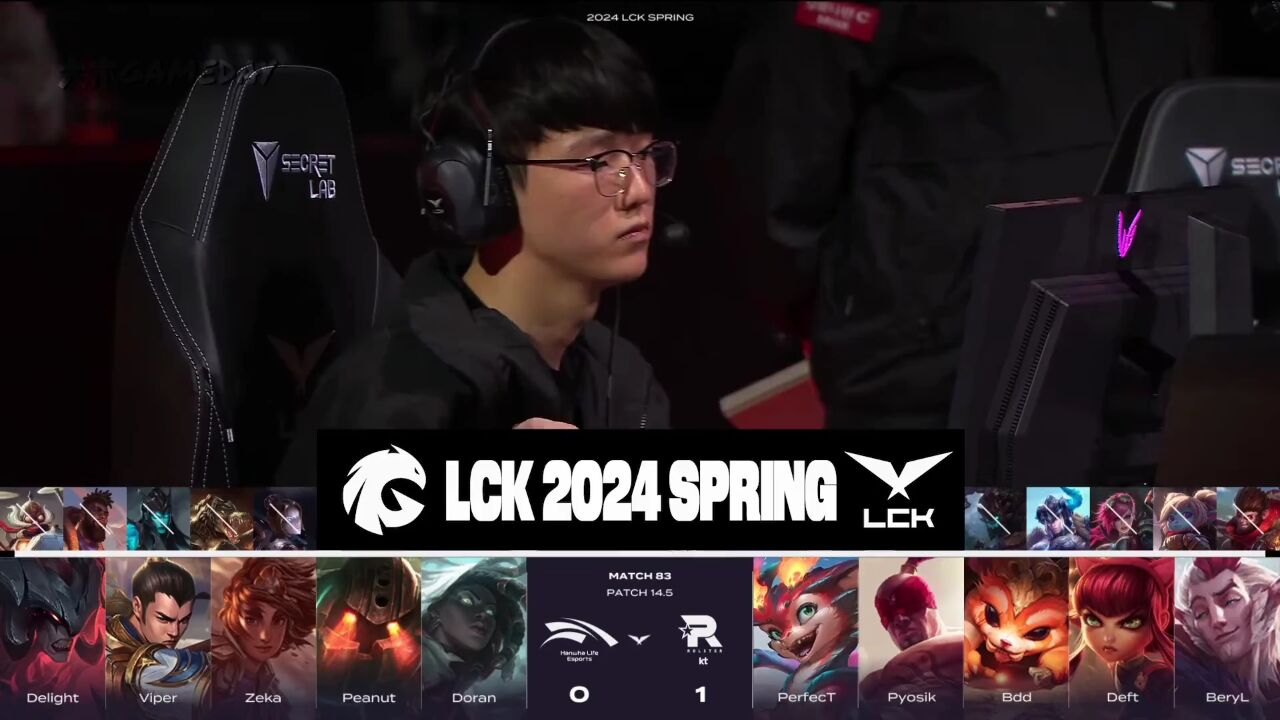 [2024LCK春季赛]【KT vs HLE】第二局速看