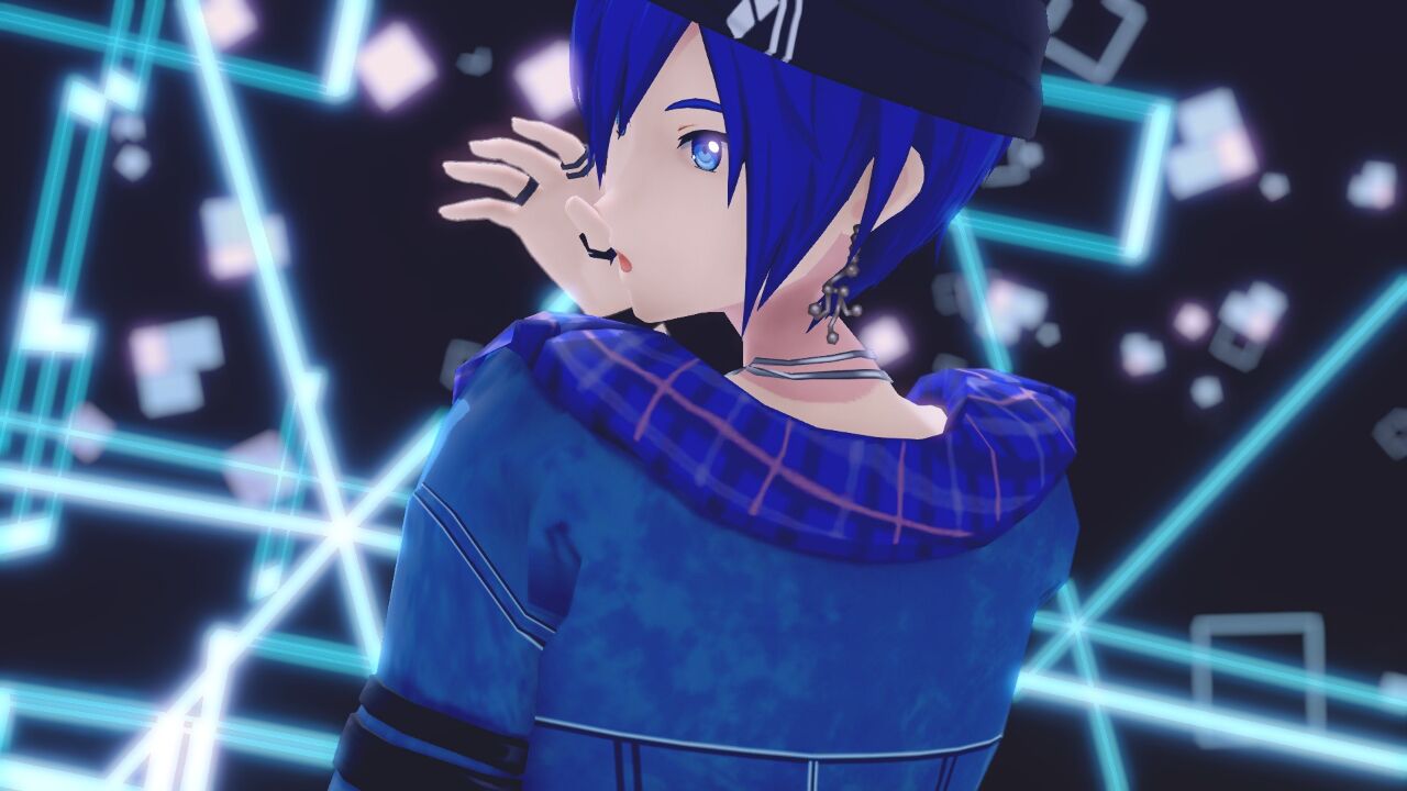 MMD KAITO,酷酷的大哥,被命网束缚