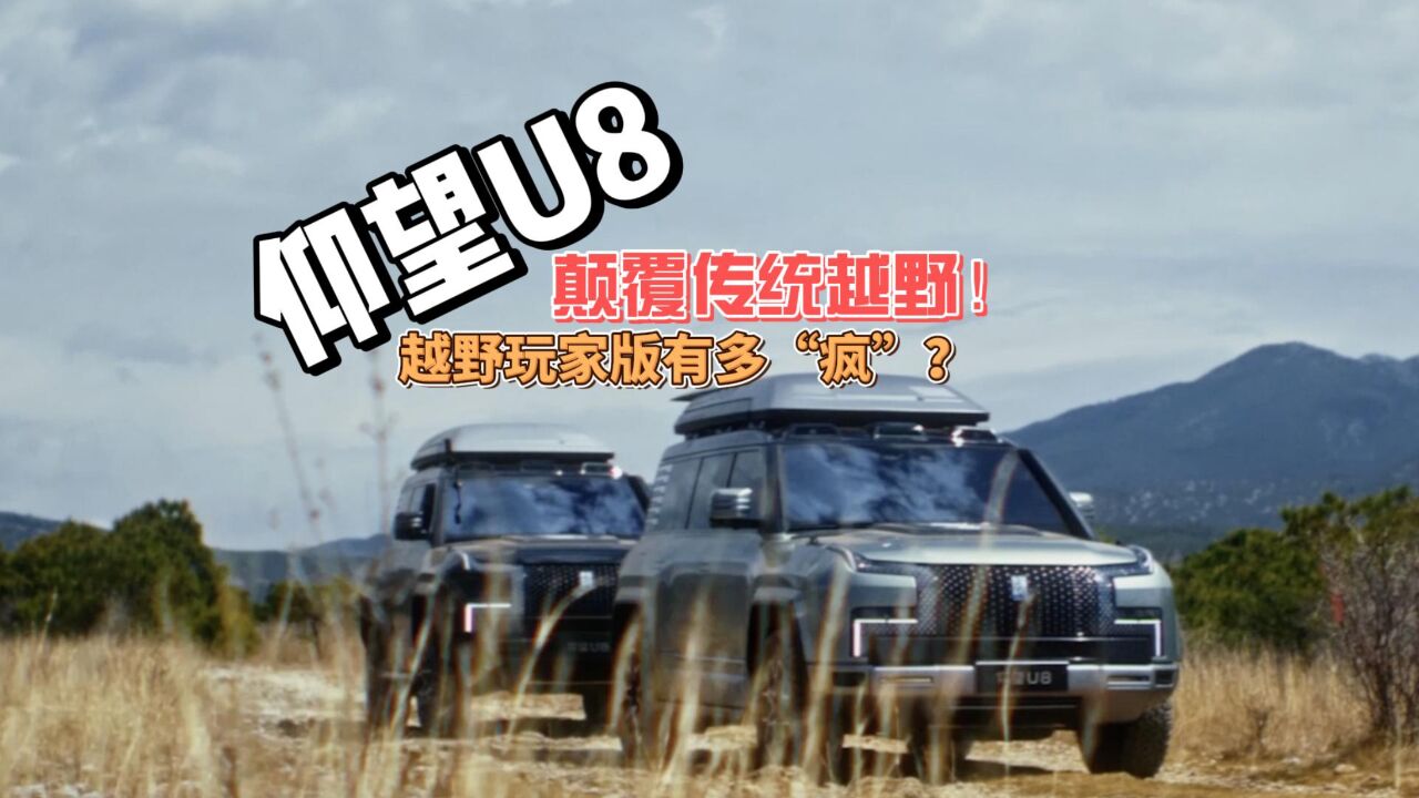 颠覆传统越野!仰望U8越野玩家版有多“疯”?