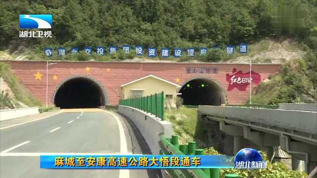 麻城至安康高速公路大悟段通车