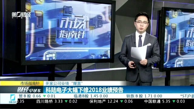 多家公司业绩“爆雷”科陆电子大幅下修2018业绩预告