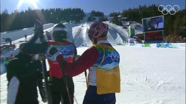 Mens Freestyle Skiing Ski Cross Final Vancouver 2010 Winter Olympic Games