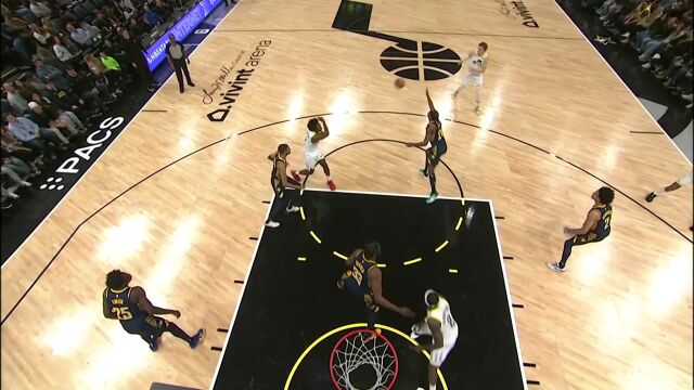 这球打的真舒服 塞克斯顿助攻得分样样有