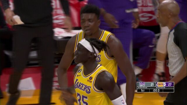 NBA季前赛：国王vs湖人原声解说全场回放