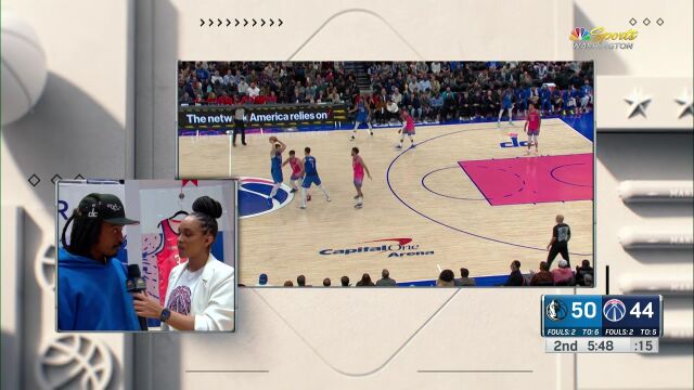NBA常规赛：独行侠vs奇才第2节英文原声回放