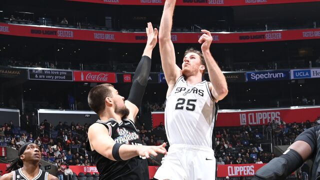 珀尔特尔vs快船集锦 全场20+8轰炸内线予取予求