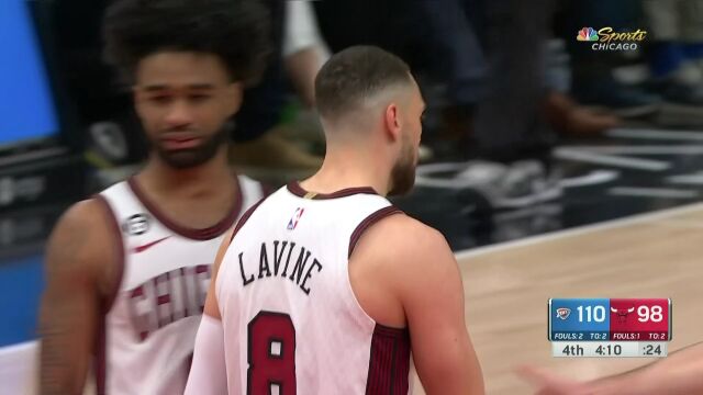 NBA常规赛：雷霆vs公牛第4节中文解说回放