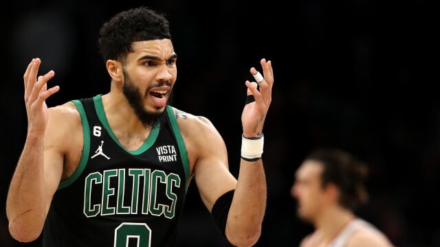 塔图姆vs太阳集锦 全场20+6+5手感不佳15投仅3中