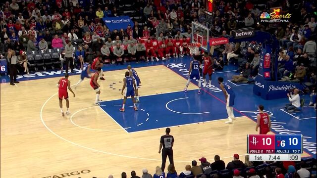 杰伦-格林vs76人集锦 全场轰下29分但命中率低下