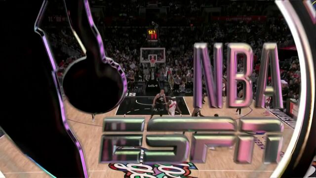 猛龙vs快船第3节英文原声回放