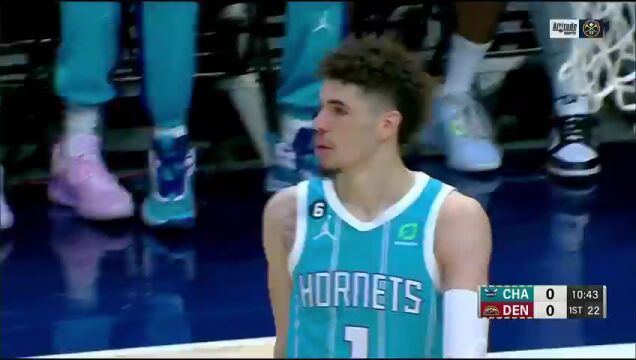 NBA常规赛：黄蜂vs掘金第1节英文原声回放