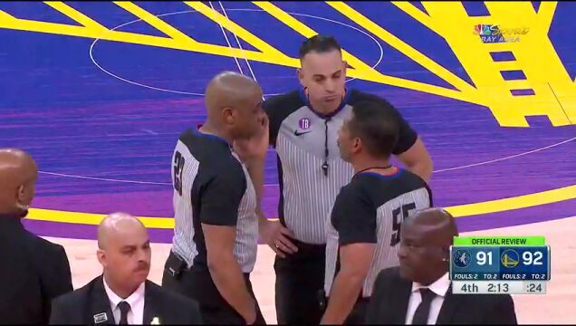 NBA常规赛：森林狼vs勇士第4节中文解说回放