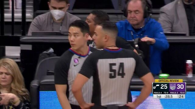 NBA常规赛：爵士vs国王第1节中文解说回放