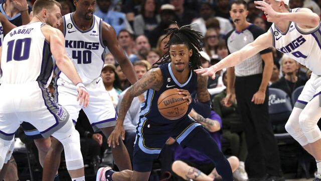 国王108-118灰熊 莫兰特35分率灰熊主场击败国王