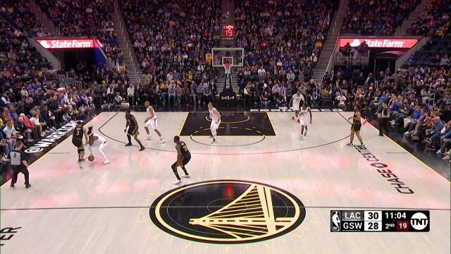 快船vs勇士第2节英文原声回放