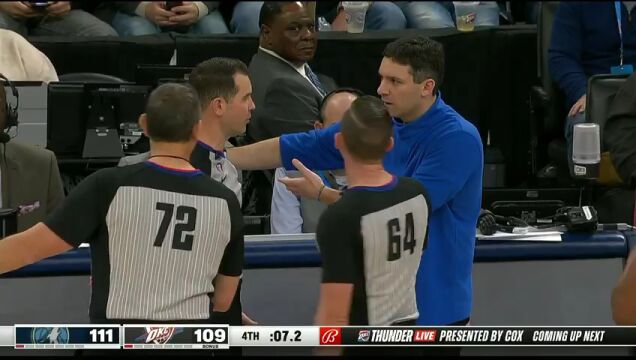 NBA常规赛：森林狼vs雷霆中文解说全场回放