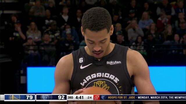 勇士vs灰熊第3节英文原声回放