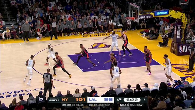 扣篮大赛级表演！尼克斯默契反击托平背扣精妙绝伦