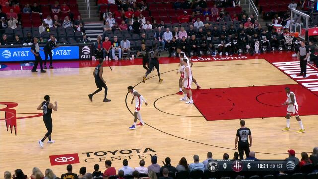 篮网vs火箭精华回放 布里奇斯30分篮网取得3连胜