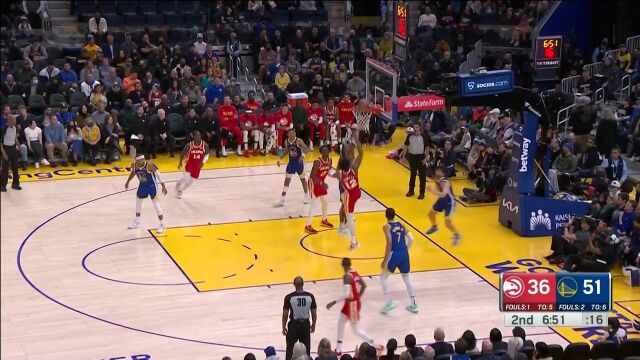 我就是你坚强的后盾 亨特单臂擎天补篮得手