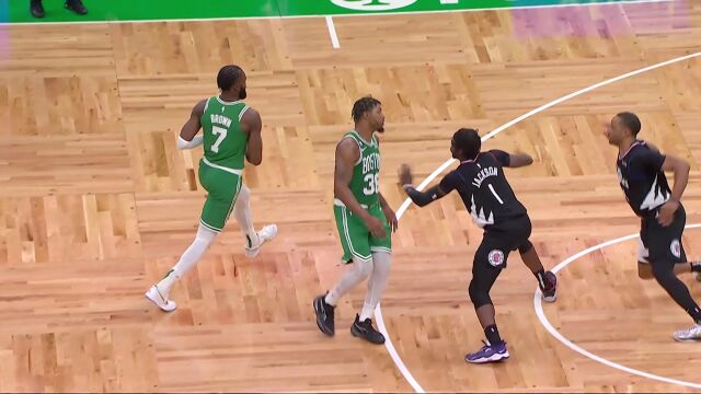 吹响反击号角！绿军内外开花狂轰滥炸打出一波17-4