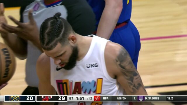 掘金vs热火第1节中文解说回放