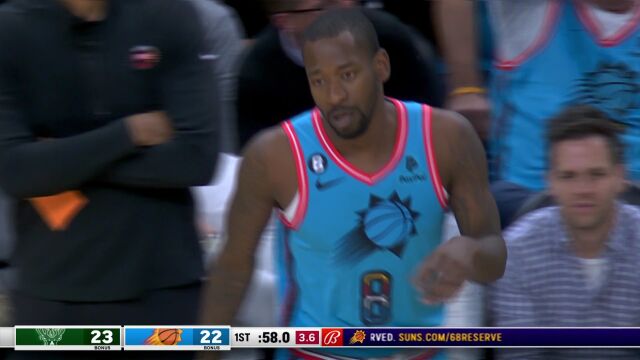 NBA常规赛：雄鹿vs太阳第1节中文解说回放