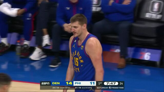 掘金vs76人第1节英文原声回放