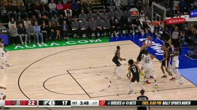 在关门之前冲进禁区 哈里森快马加鞭反击上篮得手