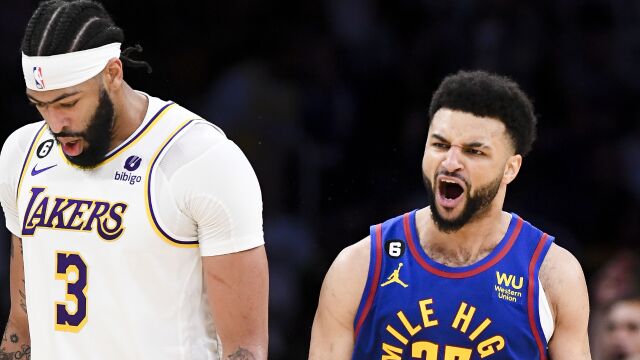 掘金119-108湖人 穆雷半场30分 掘金3-0拿到系列赛点