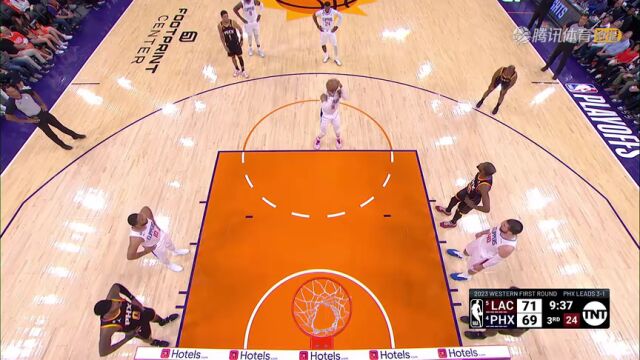 快船vs太阳第3节英文原声回放