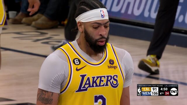 湖人vs灰熊第4节英文原声回放