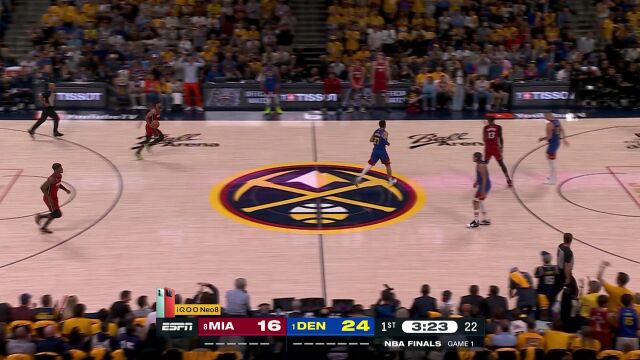 戈登高质量掩护吸引注意力 约老师喂饼穆雷空篮暴扣